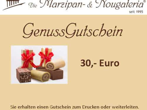 GenussGutschein im Wert von 30 Euro